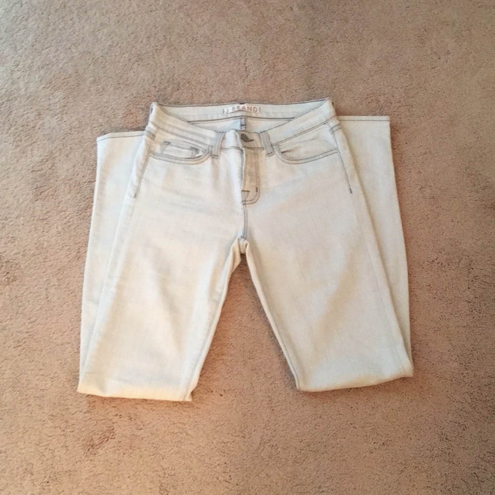 J BRAND white/gray skinny jeans